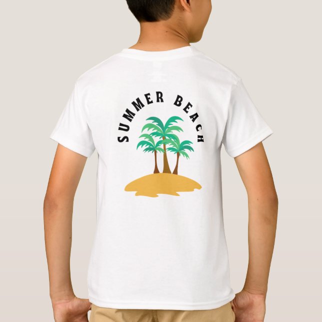 T-shirt Plage d'été (Dos)