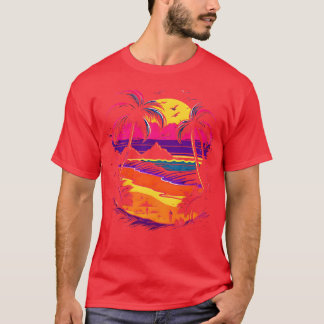T-shirt Plage d'été Lover 1
