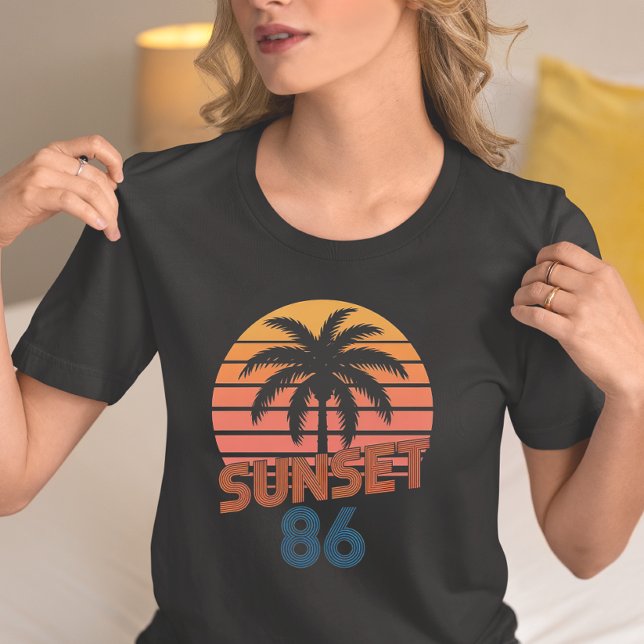 T-shirt Plage d'été vintage 80  (Créateur téléchargé)