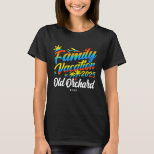T-shirt Plage d'Old Orchard dans le Maine, vacances en fam