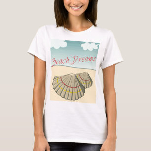 T-shirt Plage Dreams Coquillages Bella Débardeur de cultur