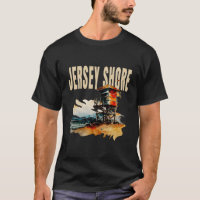 Plage Du New Jersey Shore En Bord De Mer Garde-Ven