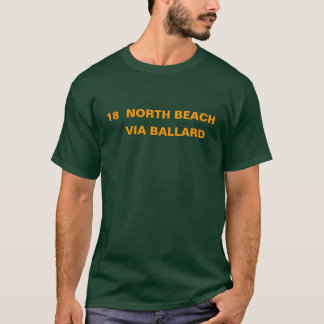 T-SHIRT PLAGE DU NORD 18 -- PAR L'INTERMÉDIAIRE DE BALLARD