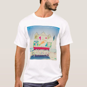 T-shirt Plage du sud de la tour de maître nageur, Miami