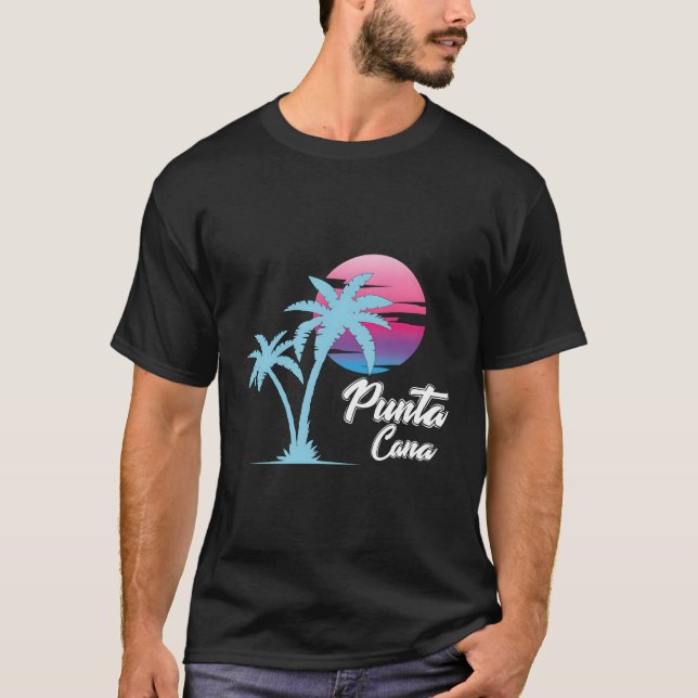 T-shirt Plage élégante de Punta Cana (Devant)