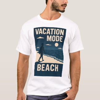T-shirt Plage en mode vacances
