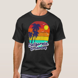 T-shirt Plage estivale de rêve en Californie