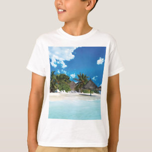 T-shirt Plage exotique
