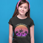 T-shirt Plage familiale Voyage Tropical Island Sunset Kids<br><div class="desc">Cool assorti t-shirts de vacances pour enfant à porter sur une croisière sur l'île. Doté de beaux palmiers face à un joli coucher de soleil de plage rose. Des tee - shirts sur mesure pour votre séjour d'été à la mer.</div>