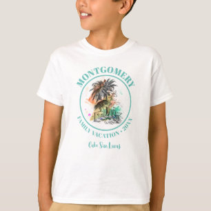 T-shirt Plage Famille Réunion Vacances été