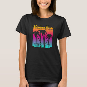 T-shirt Plage flamenco vintage