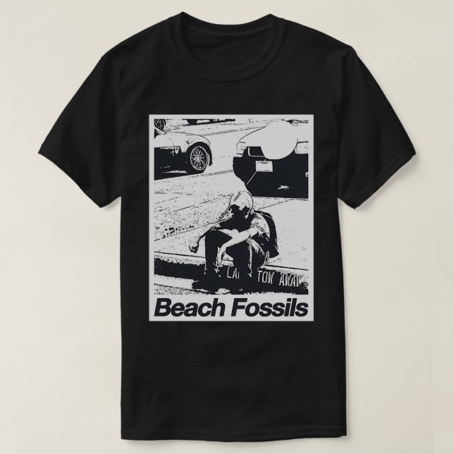 T-shirt Plage fossile fanart (Design devant)