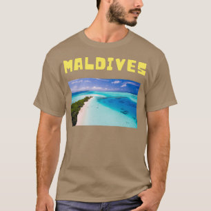T-shirt Plage île des Maldives