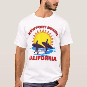 T-SHIRT PLAGE LA CALIFORNIE DE NEWPORT