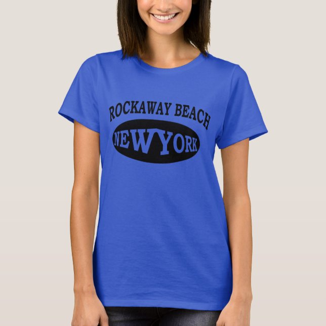 T-shirt Plage New York de Rockaway (Devant)
