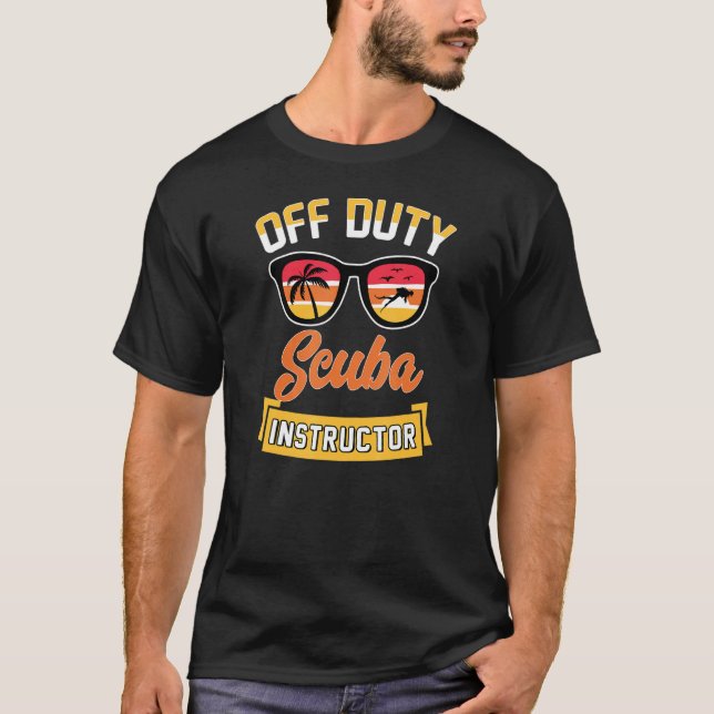T-shirt Plage Ocean Divemaster (Devant)