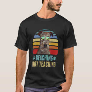 T-shirt Plage pas enseignement Terrier Irlandais Chien E