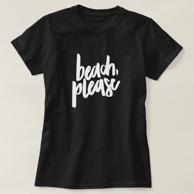 T-shirt Plage Please (Design devant)