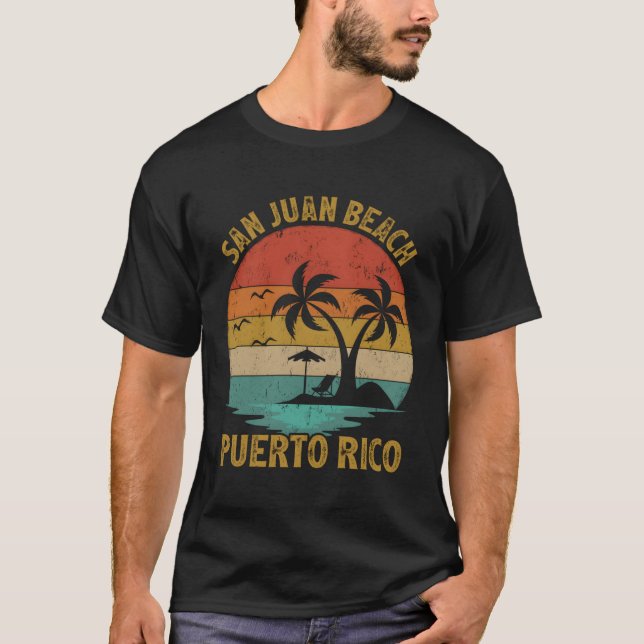 T-shirt Plage Porto Rico San Juan (Devant)