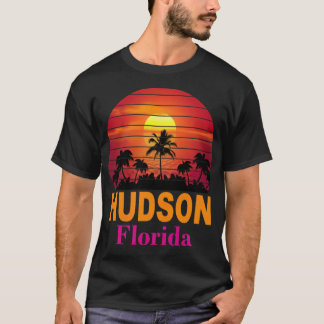 T-shirt Plage Retro hudson Floride maillots de plage de me