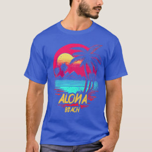 T-shirt Plage Retrowave Alona Beach