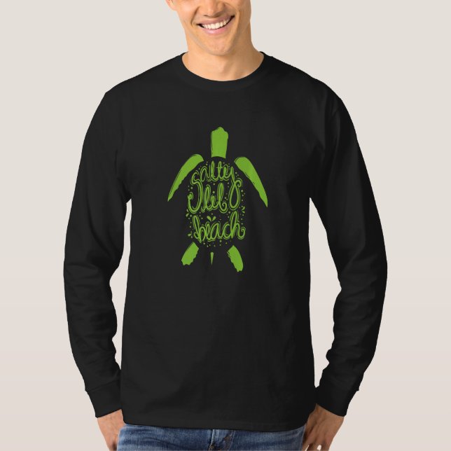 T-shirt Plage Salée des Tortues (Devant)