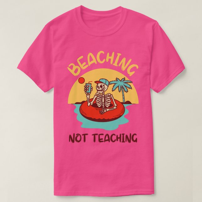 T-shirt Plage sans enseignement (Design devant)