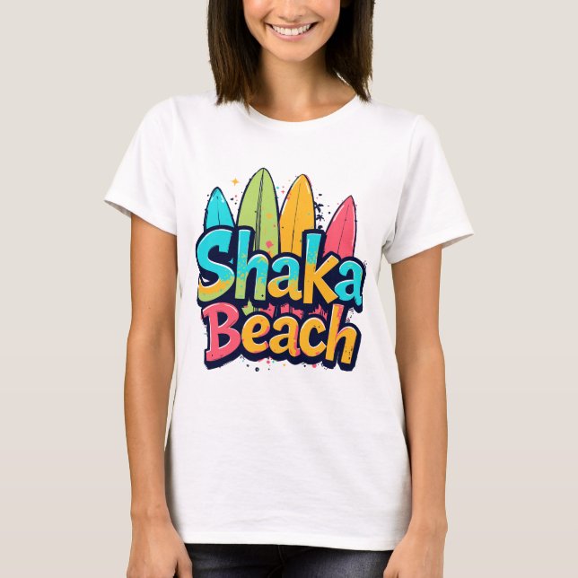 T-shirt Plage Shaka (Devant)