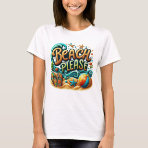 T-shirt Plage s'il vous plaît