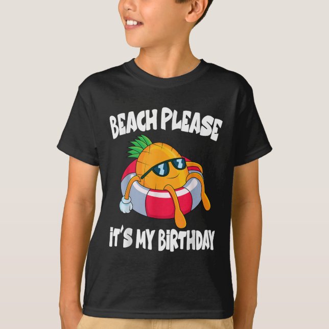 T-shirt Plage S'Il Vous Plaît C'Est Mon Anniversaire Fruit (Devant)