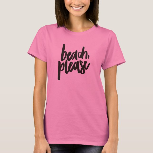 T-shirt Plage S'il vous plaît Débardeur (Devant)