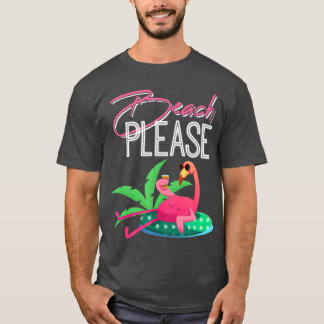 T-shirt Plage S'il vous plaît Funny Mens femmes pour le Fl