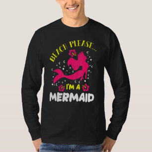 T-shirt Plage S'Il Vous Plaît J'Ai Une Sirène Ocean Fish T
