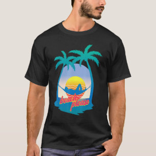 T-shirt Plage S'il vous plaît Rétro 80s Plage Vacances Pal