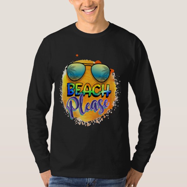 T-shirt Plage S'Il Vous Plaît Thème Graphique (Devant)