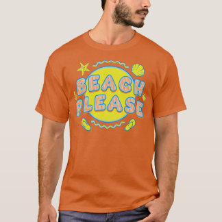 T-shirt Plage S'Il Vous Plaît Vacances Été