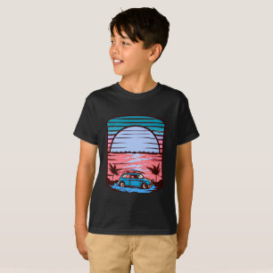 T-shirt Plage Sunset