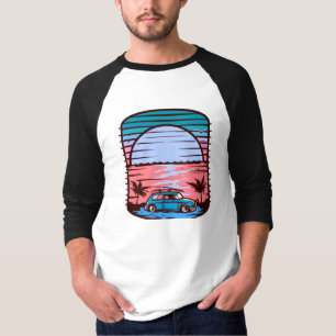 T-shirt Plage Sunset