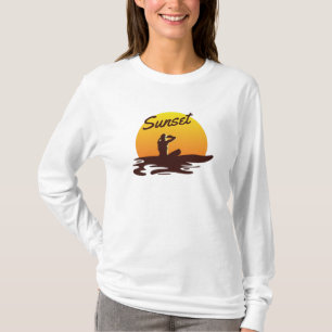T-shirt Plage Sunset