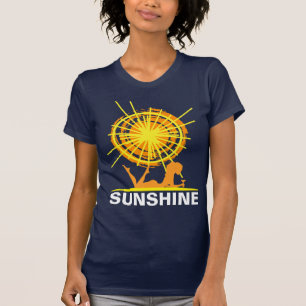 T-shirt Plage Sunshine drôle personnalisable