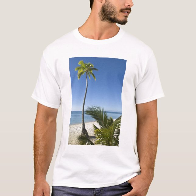 T-shirt Plage sur le continent Aitutaki, Îles Cook (Devant)