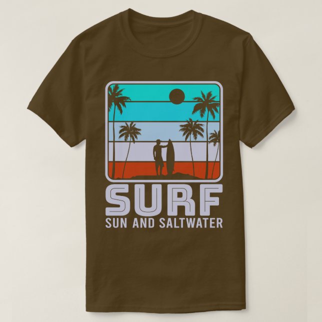 T-shirt Plage Surf Kitesurf Wakeboard Surfer 20 (Design devant)