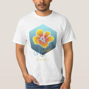 T-shirt Plage surfante de Kailua Hawaï