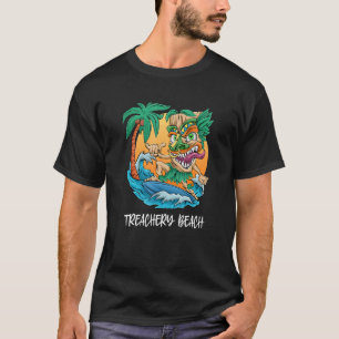 T-shirt Plage Treach Australie Palm Tree Plage de surf