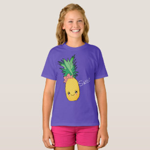 T-shirt Plage tropicale Aiguille de fruits frais Kawaii Vi