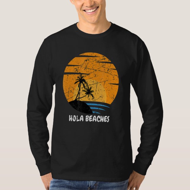 T-shirt Plage tropicale Vacances d'été Plage de coucher de (Devant)
