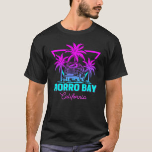 T-shirt Plage Vaporwave Vacances Souvenir Morro Bay