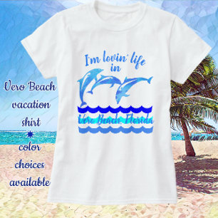 T-shirt Plage Vero Love Floride Jumping Dolphins