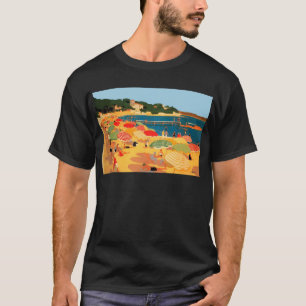 T-shirt Plage vintage Côte d'Azur