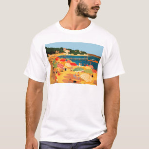 T-shirt Plage vintage de la Côte d'Azur